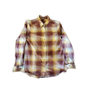 Eddie Bauer Classic Fit Plaid Light Weight Shirt Long Sleeve Womens S VGUC